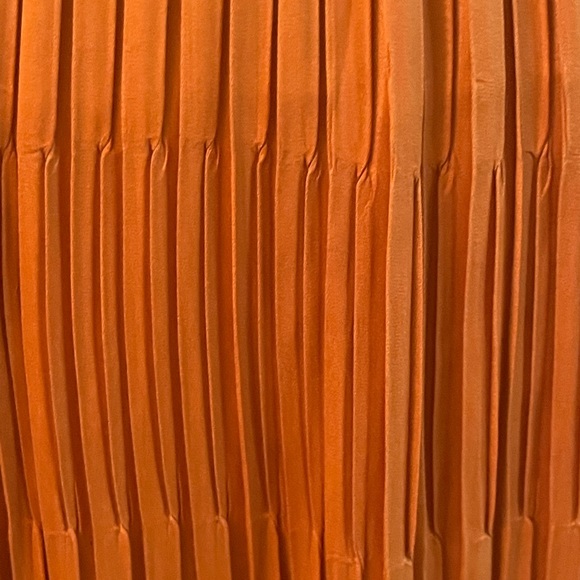 New! CURRENT AIR LOS ANGELES SWEATER TOP MIDI DRESS BURNT ORANGE SIZE XS - Picture 8 of 11